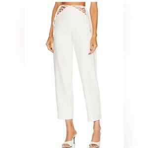 Camila Coelho Emmy Pants in Ivory Women’s Size MEDIUM - avant garde revolve y2k